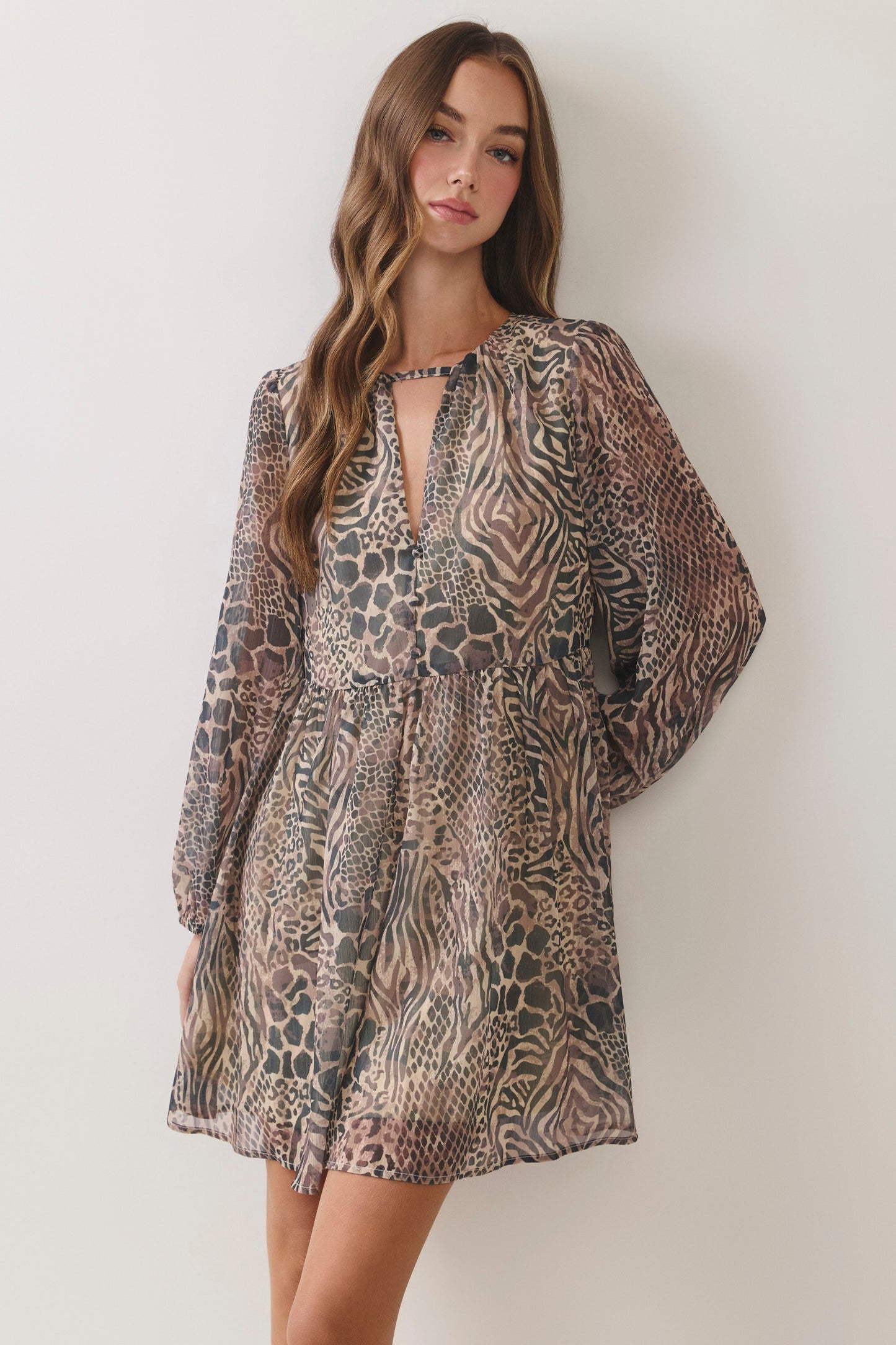 wild about you babydoll dress