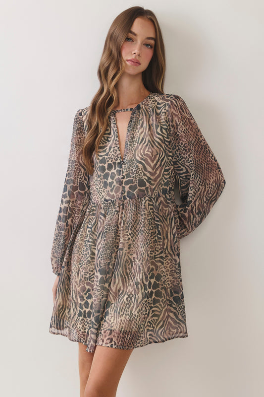 wild about you babydoll dress