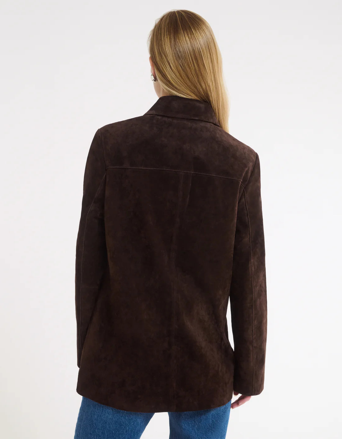 yellowstone jacket-espresso suede