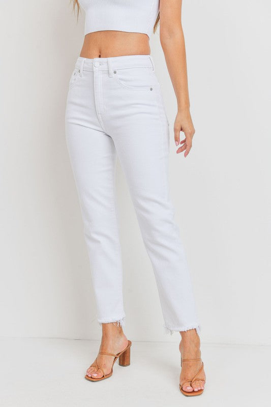 give it to me straight denim-white