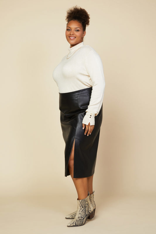 leather lover pencil skirt-curvy